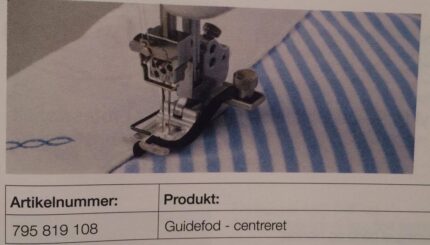 Guidefod - centreret