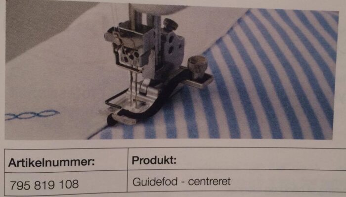 Guidefod - centreret