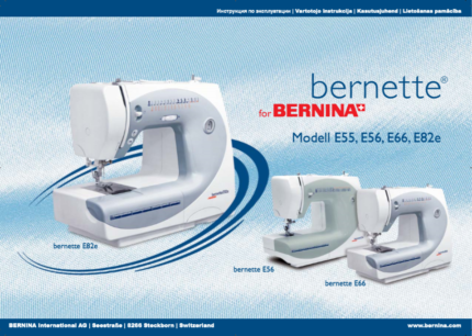 Bernette 82e Brugsanvisning