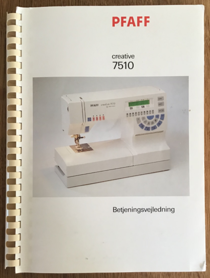 Brugsanvisning Pfaff Creative 7510