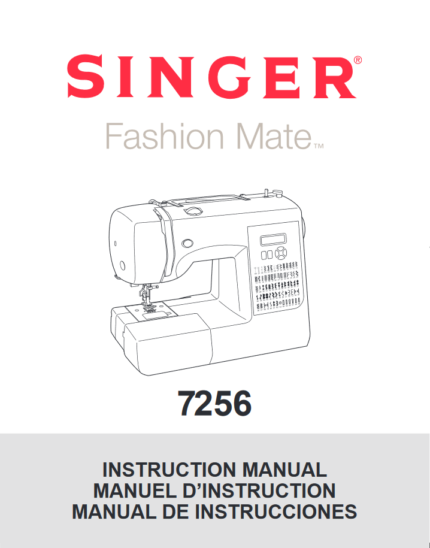 singer faschion mate 7256 brugsanvisning