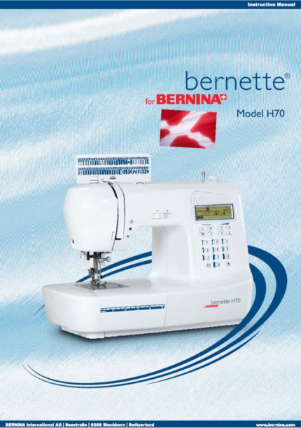 Bernette H70 Brugsanvisning