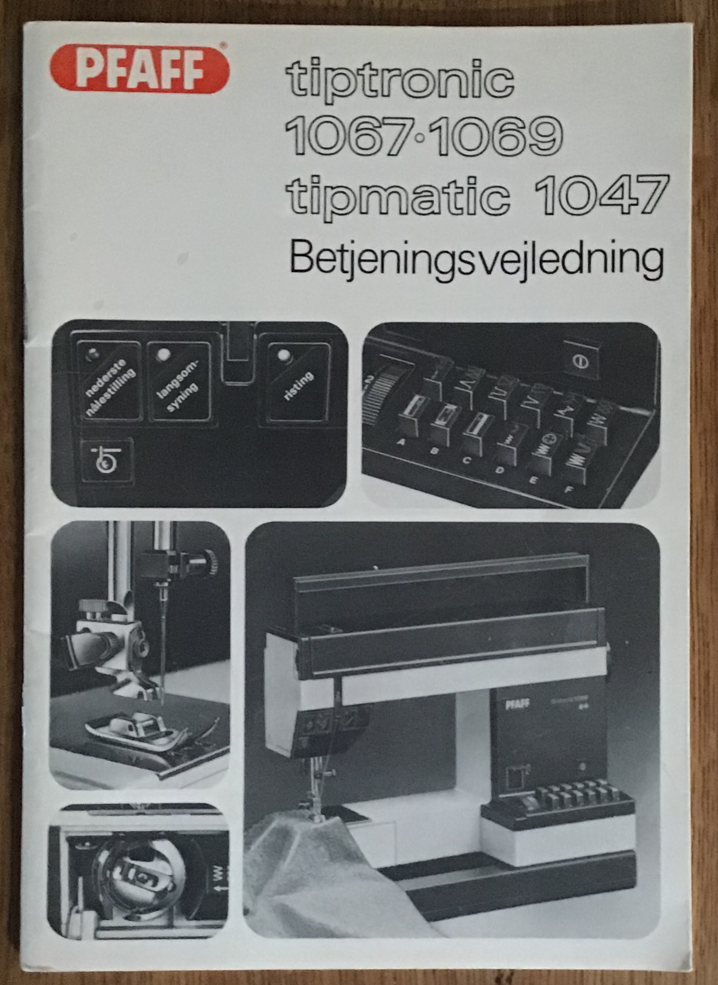 Brugsanvisning Pfaff Tiptronic 1067 Brugsanvisning Pfaff Tiptronic 1067