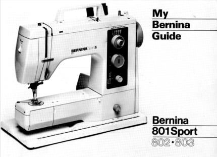 bernina 803 sport brugsanvisning